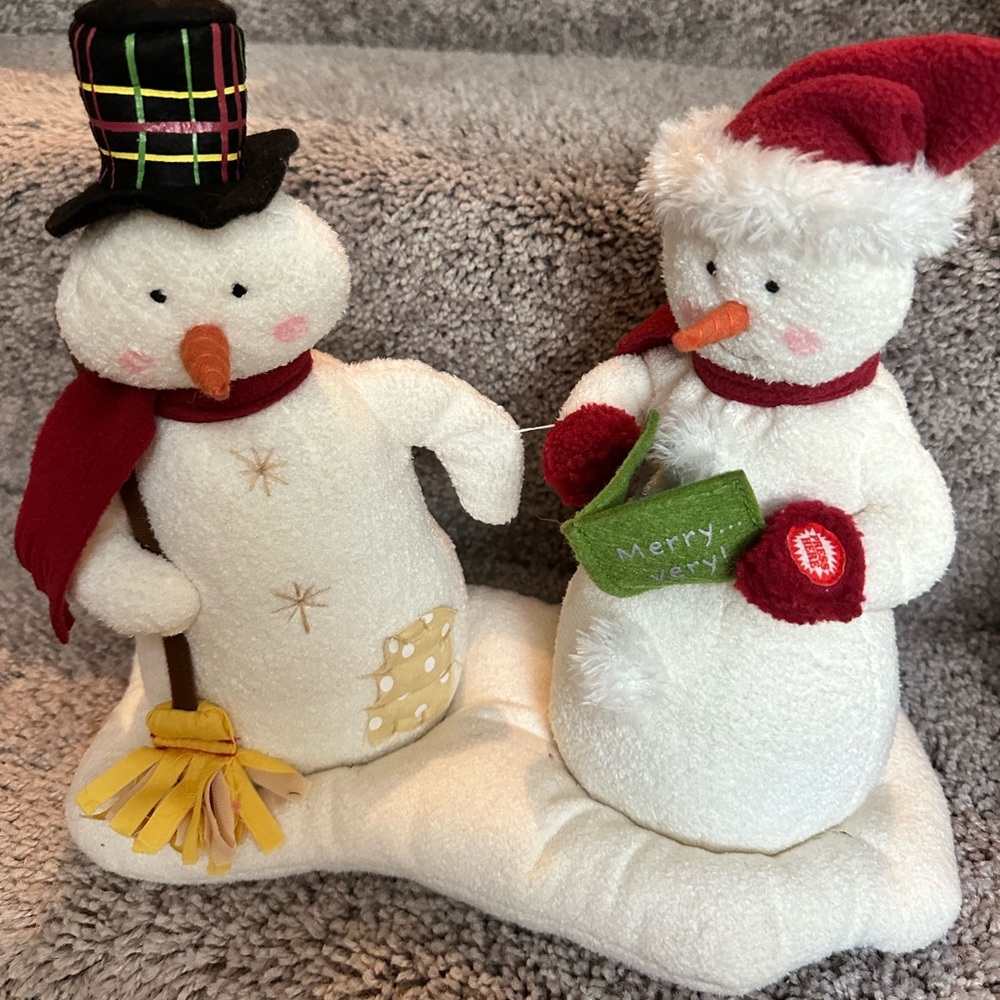 Hallmark musical snow couple